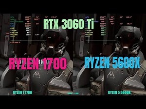 Ryzen 7 1700 vs Ryzen 5 5600x - RTX 3060 ti