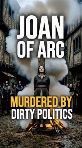 Joan of Arc: Murdered by Dirty Politics ⚔️ #JoanOfArc #historyfacts #shorts