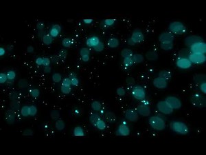 4K style blue particle floating flashing video stage background