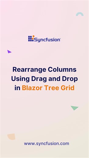 Utilize the drag-and-drop functionality to rearrange rows seamlessly in our Blazor Tree Grid. Discover more: https://syncfusion.pulse.ly/55dfgadi8c #blazor #grid #treegrid | Syncfusion | Facebook