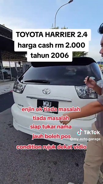 Toyota Harrier 2.4 tahun 2006 #toyotaharrier #harrier #toyota #malaysia #malaysiatiktok #keretamalaysiah #trusdtedsaller #harriermalaysia🇲🇾 #malaysia