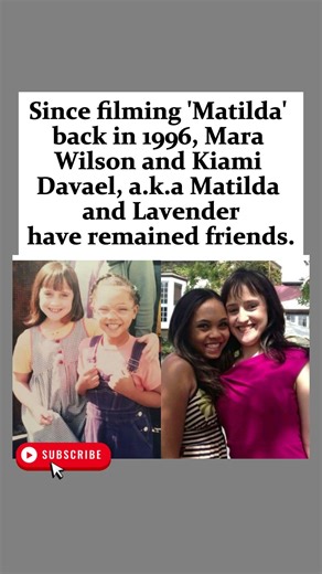 Mara Wilson & Kiami Davael Still Friends Since Matilda 💜#viral #shorts #Throwback