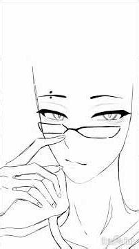 drawing with my oc pattern in gacha life :v