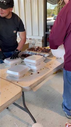 Church is treating everyone to BBQ 🍖