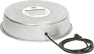 Little Giant® Heater Base 110 Watt - Poultry Water Heater for Metal Poultry Waterers to Prevent Freezing