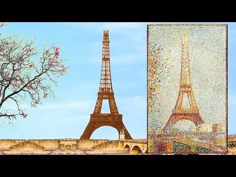 Seurat's Eiffel Tower