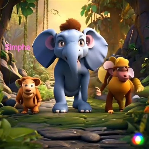 jungle ki kahani#cartoon #video #shortslion | elephant story lion and elephant story in hindi