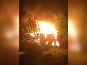 Video: Four charged with arson after Lakeshore farmhouse fire