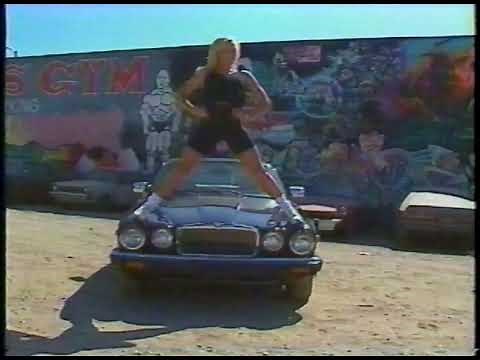 American Gladiator Erika Andersch aka Diamond Models Her Jaguar 1991