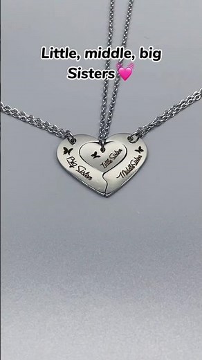 Link in Bio!😘 Surprise Necklaces Gifts for Sisters, Best Friends, Family. #short #bff #gift #sister