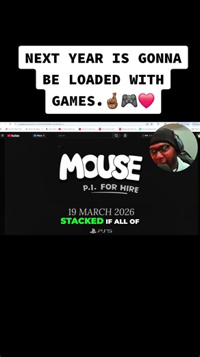 WHAT GAMES ARE YOU GUYS LOOKS FORWARD TO COME NEXT YEAR. ​#MousePIForHire ​#shorts