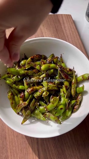 Easy Charred Edamame Snack Recipe