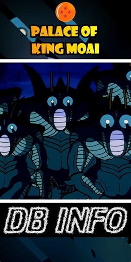 [DBZ] The Moai King's Palace, where Nappa and Vegeta are imprisoned. #anime #dragonball #dbz #king