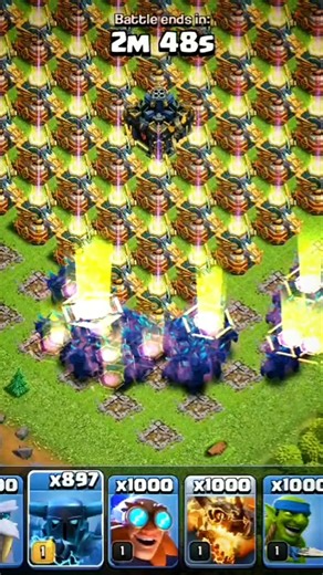 Eagle Artilerry Vs Momma Pekka! | #coc #pekka #shorts