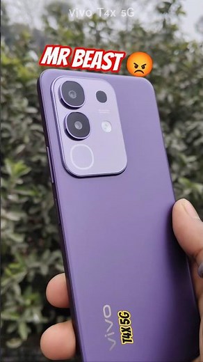 Vivo T4x 5G || Processor-MediaTek Dimensity 7300 || Battery-6500MAh | Charger-44Watt || Camera-50 MP