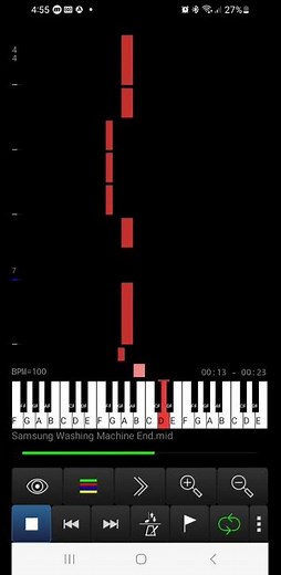 Samsung Washing Machine End Song (Improved) (Midi Voyager) (Roland RLNDGM)