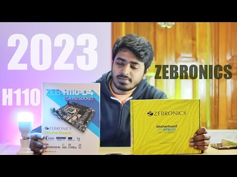 Zebronics H110 Motherboard - DDR4 - LGA1151 - USB 3.0 - HDMI + VGA (Unboxing & Review)