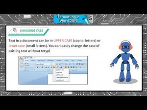 Ch 5 | Computer | Class 4 | Formatting in Word 2019 | For children