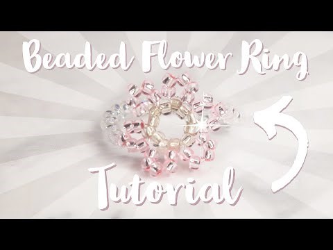 How To Make A Beaded Flower 🌸 Easy DIY Jewelry | Seed Bead Rings