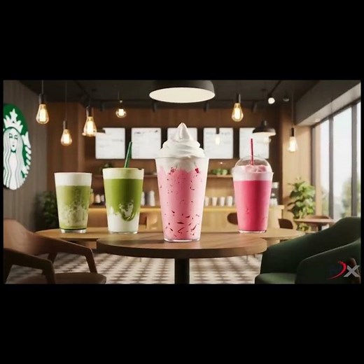AI-Generated Starbucks Coffee Shop Ad | Nxgen Infosys AI Beverage Marketing Demo