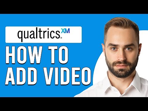 How To Add Video To Qualtrics Survey (How Do I Insert Or Embed Media/Video Into Qualtrics Survey)