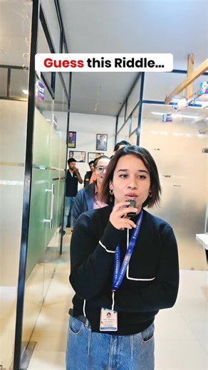 Brillica Services Private Limited on Instagram: "😂😂Guess the riddle challenge with our team............🫣 [ Riddle, funnyriddle, tricky question, funnyvideo, officefun, officegames, instareel] #instareel #trendingreel #riddle #officegames #officefun #instagood #reelítfeelit #reelkarofeelkaro #reelsinstagram #coporatefun #teamactivity #trendingsong #riddlegames #viralreeĺ #funnyreels #funnyvideos #dehradunvideo #dehradun #funnyriddles"