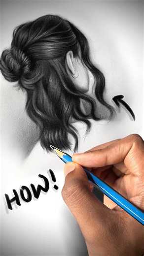 How to Make Hair Look Real in Drawing