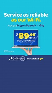 All the speed a family could need with the added security and signal-boosting strength of Smart Wi-Fi for one great price. | Access Communications