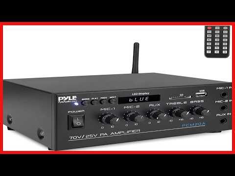 Pyle Mini Home Audio Speaker Amplifier Review Simple Setup, Powerful Sound