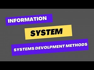 Fundamentals Of Information Systems ( Chapter 5 : System Development Methods )