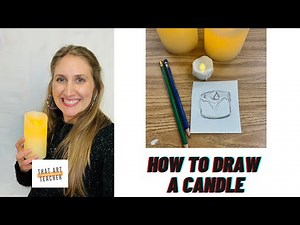 Candle Drawing Tutorial