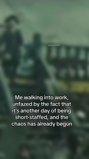 Me walking into work, unfazed by the fact that it's another day of being short-staffed, and the chaos has already begun #work #worklife #workflow #workhumor🤣 #workhumor #workhumortosurvive #workcomedy #corporatehumor #officehumor #workmemes #workplacehumor