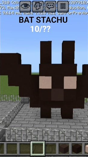 Simple Bat Statue Build! 😱 | Minecraft