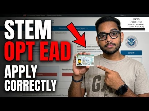 How to Apply for STEM OPT EAD with USCIS | Form I-765 | Step by Step Guide 2026