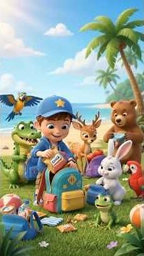 Animal Friends’ BIG Island Adventure! 🐊🐰🦌🐻🐬🧜‍♀️ | Fun Kids Adventure Story #kidscartoon #kids