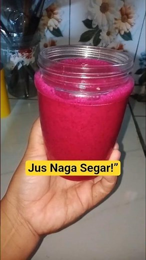 Resep Jus Buah Naga Segar & Sehat | Yogurt + Yakult, Simple Banget!