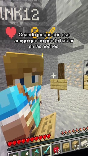Divertida partida de Minecraft con amigo silencioso