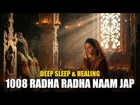1008 Radha Radha Naam Jap | Lo-Fi Bhajan | 1 Hour for Deep Sleep & Healing