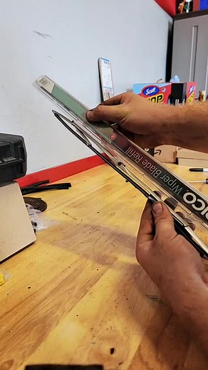 How to replace a wiper blade cartridge! You can do this on modern wipers as well to save $$ #diy ##junkyarddigs
