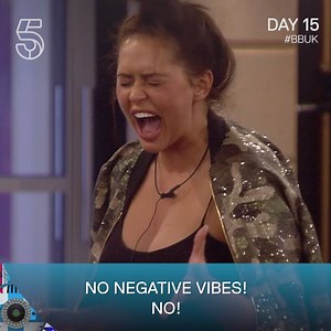 Chanelle is SICK of negativity in the House. It's time to spread some good vibrations! 💘🤗🤗 #BBUK | Big Brother UK