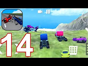Car Crash Simulator :Accident -Mountain Downhill Gameplay Walkthrough,Car Crashes Game( iOS,Android)