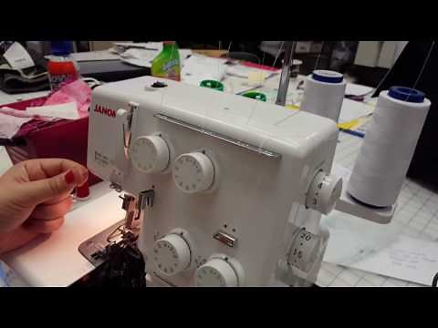 How to thread a serger - Left needle (Part 4 of 4)
