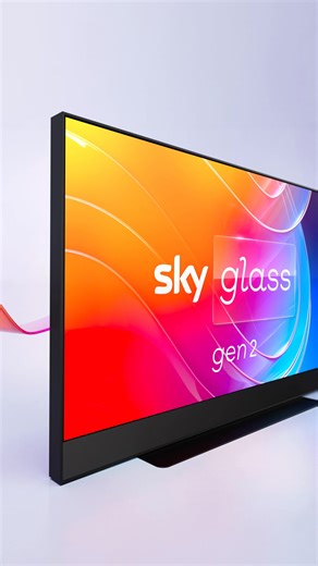 1.1K views | Upgrade to the brand-new Sky Glass TV. With an even brighter screen and a deeper sound system, available in 3 colours and 3 sizes. | Sky | Facebook