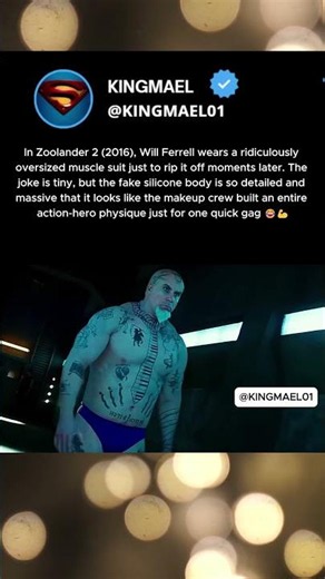 In Zoolander 2 (2016), Will Ferrell Destroyed a Massive Fake Muscle Suit 😂