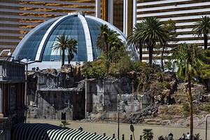 Say goodbye to The Mirage volcano