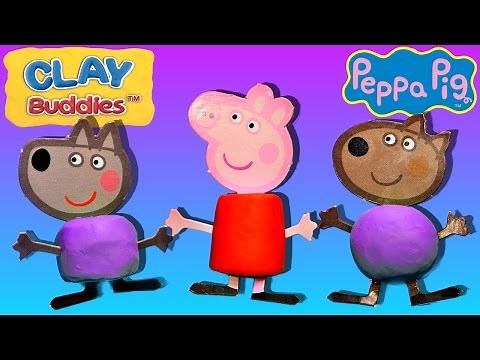 Peppa Pig Clay Buddies Blind Bags How To Make Peppa Pig Play Doh DCTC Episode Plastilina Juguetes