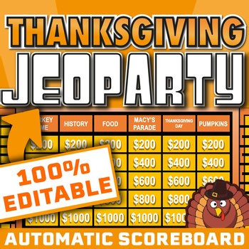 Thanksgiving Jeoparty Powerpoint Game
