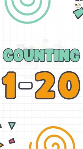 Counting 1-20 for Kindergarten | Learning Numbers for Preschoolers 1-20 #kidslearning