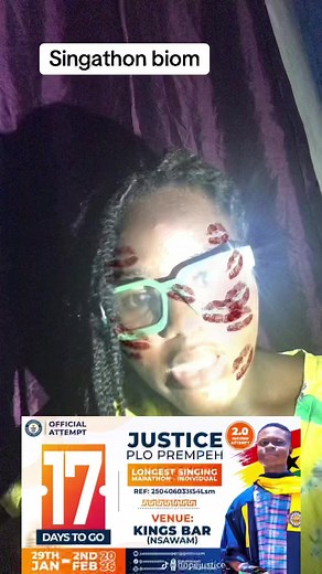 Let’s support @• Justice (Sing-A-Thon) • ❤️ @julexpcoseducation #mizzzee #singathon #guinessworldrecords #