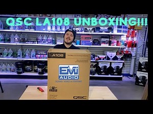 QSC LA108 Unboxing and First Look at EMI Audio
